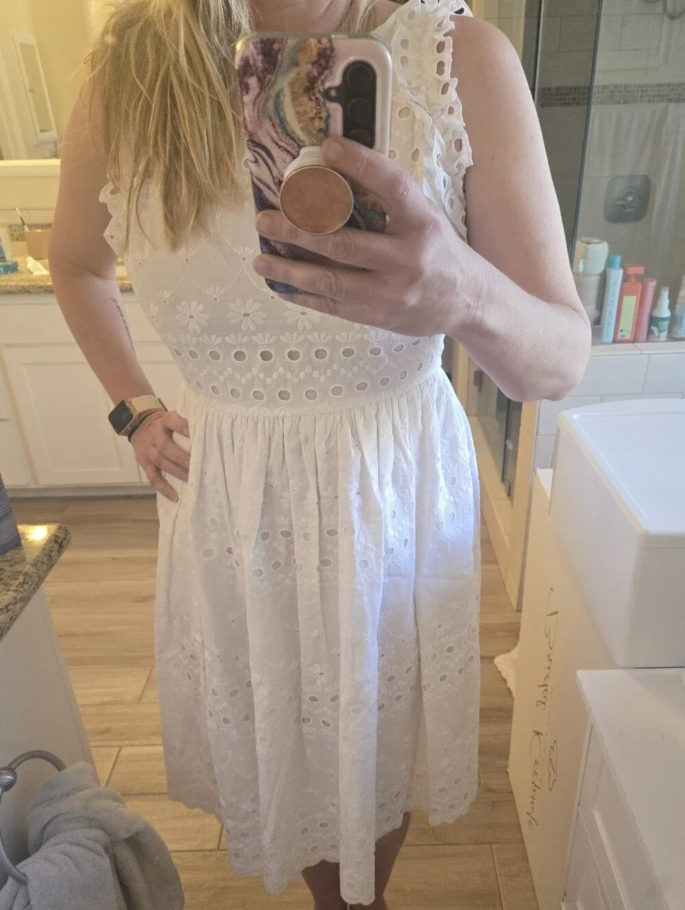 NWT Kate Spade Eyelet Dress, 10